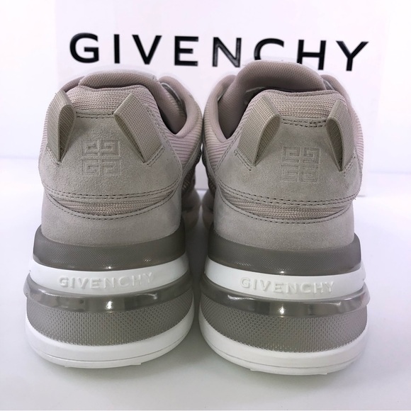 $895 Mens Givenchy "Giv 1 Lite" Runner Sneakers Cream/White Shoes - Picture 7 of 9